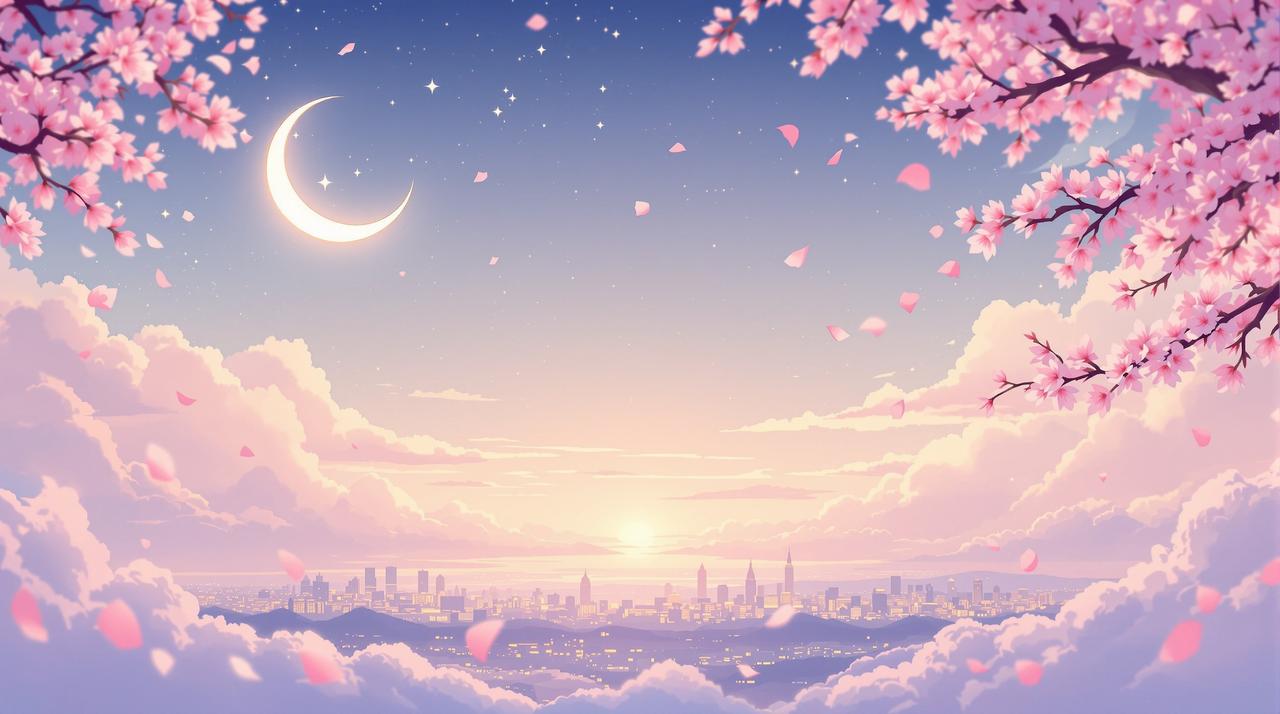 短剧资源库 - 温柔如月的治愈剧场，月光下的宁静城市夜景